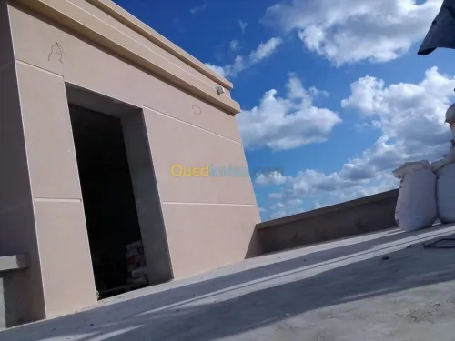 Revêtement de façade en monocouche 