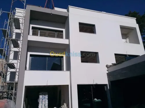 Revêtement de façade en monocouche 