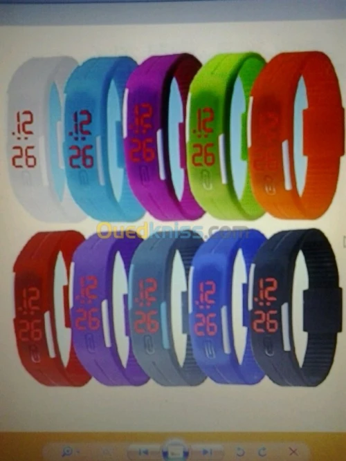 MONTRES LED DE SELICONE