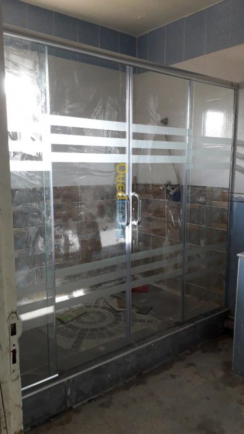 fabrication et montage cabine de douch