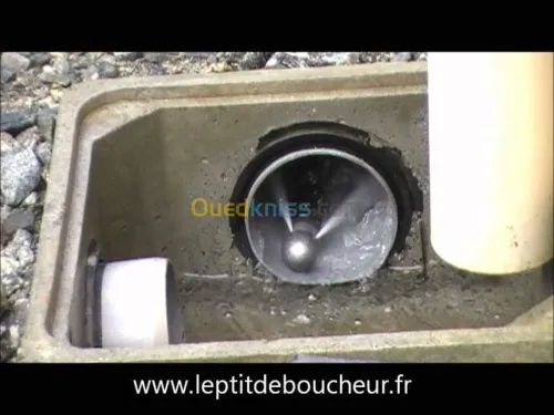 Service nettoyage Débouchage canalisation curage vidange fosse septique