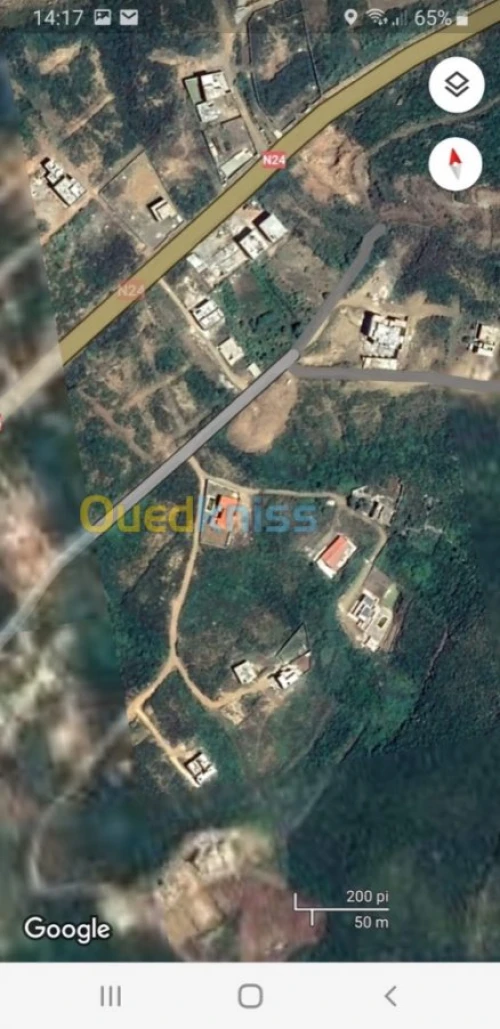 Vente Terrain Bejaia Beni ksila