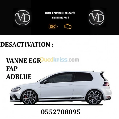 desactivation EGR /FAP/ ADBLUE 