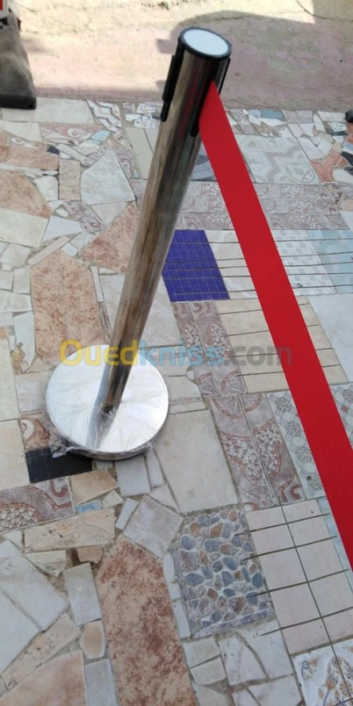 PIQUETS D'HOTEL A SANGLE : ROUGE/BLEU