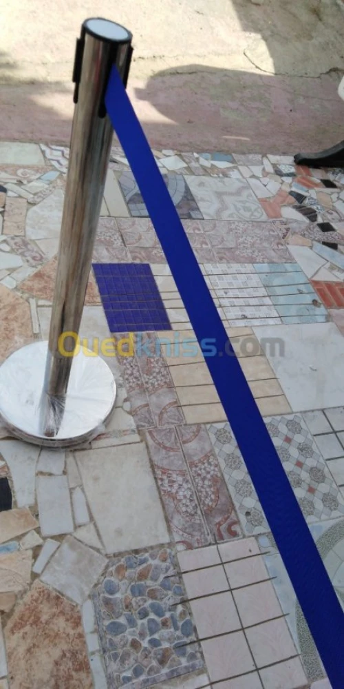 PIQUETS D'HOTEL A SANGLE : ROUGE/BLEU