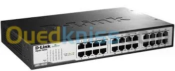 D-LINK DGS-1024D SWITCH 24 PORTS GIGABIT - BOÎTIER MÉTAL - PLUG AND PLAY - HAUTE PERFORMANCE RÉSEAU