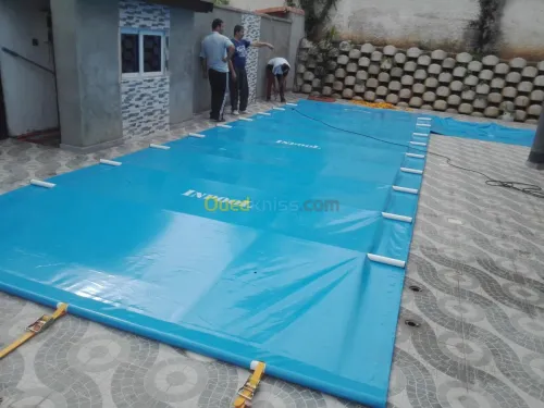 couvercle bachea barres  piscine  