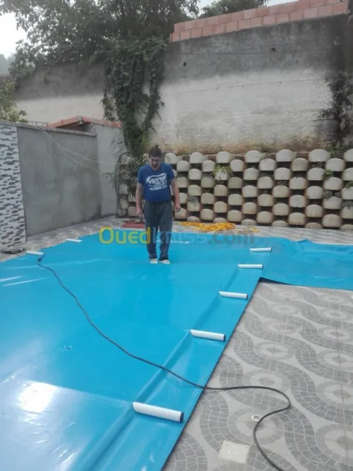 couvercle bachea barres  piscine  