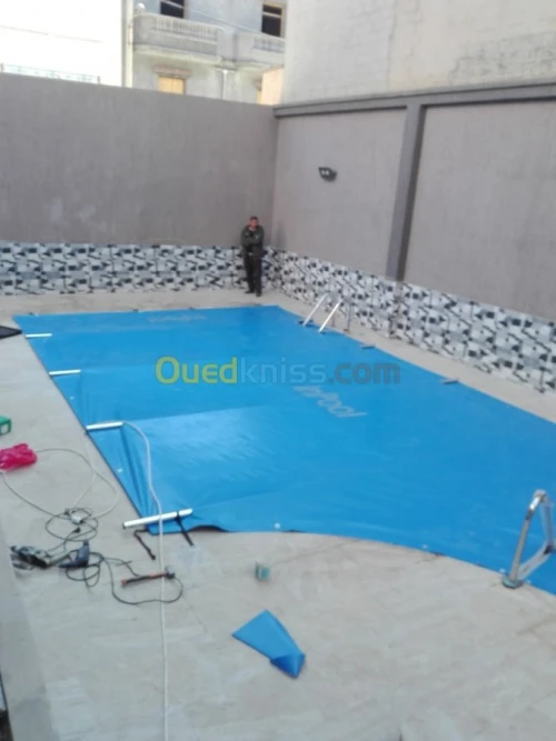 couvercle bachea barres  piscine  