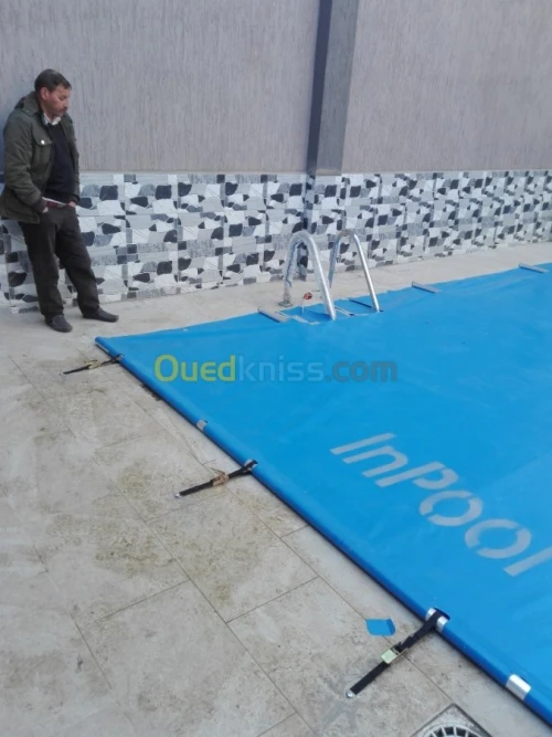 couvercle bachea barres  piscine  