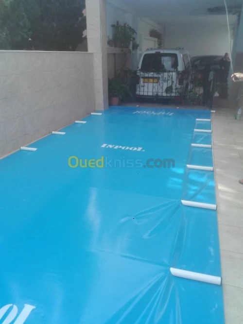 couvercle bachea barres  piscine  