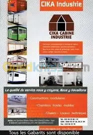 Fabrication des cabines modulaires