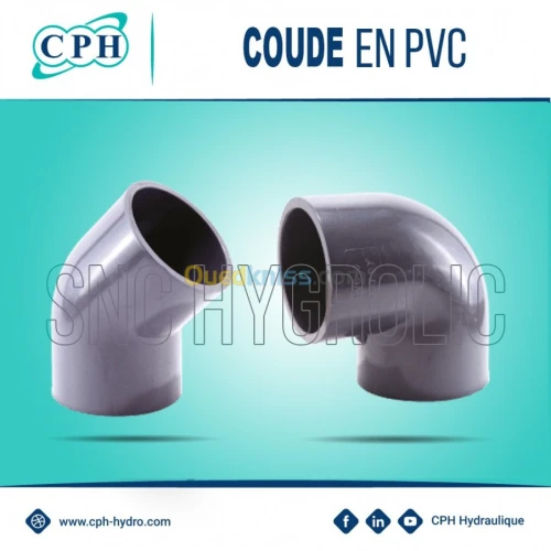 COUDE EN PVC