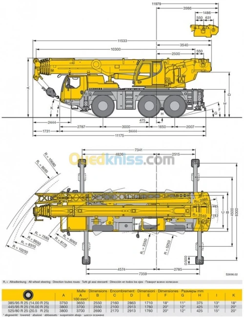 Location Grue LIEBHERR 60T