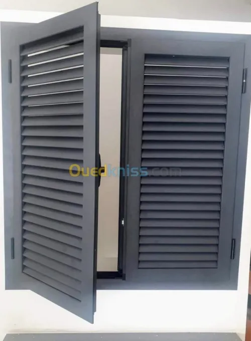 menuiserie aluminium,vitrines,PVC,Mur 