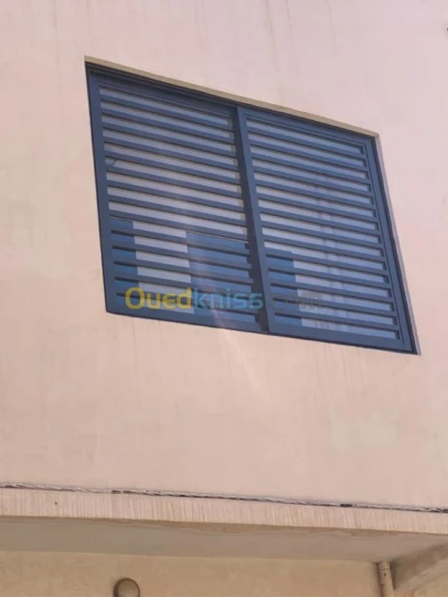 menuiserie aluminium,vitrines,PVC,Mur 