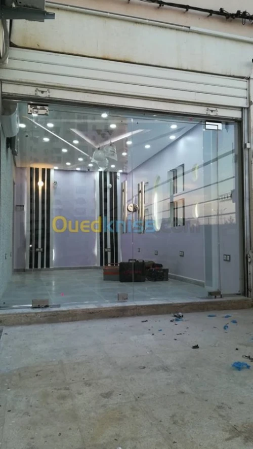 menuiserie aluminium,vitrines,PVC,Mur 