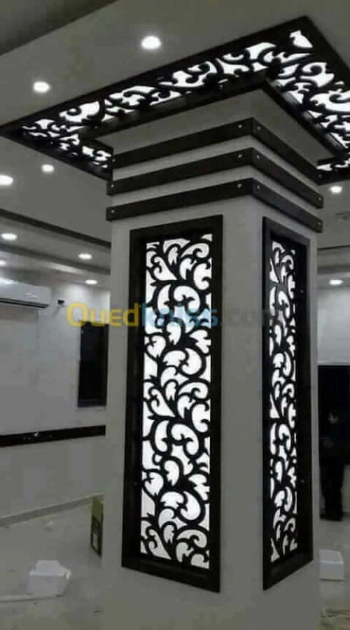 menuiserie aluminium,vitrines,PVC,Mur 