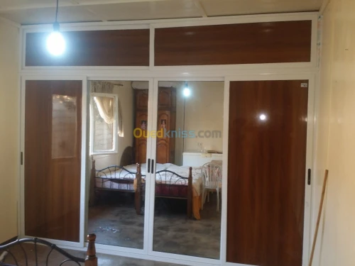 menuiserie aluminium,vitrines,PVC,Mur 