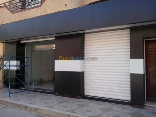 menuiserie aluminium,vitrines,PVC,Mur 