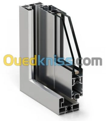 menuiserie aluminium,vitrines,PVC,Mur 
