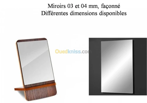 Verre trempé, sablé, façonné