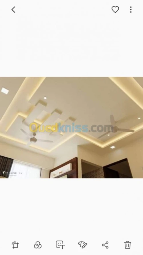 تركيب كل أنواع الأسقف decoratios placo