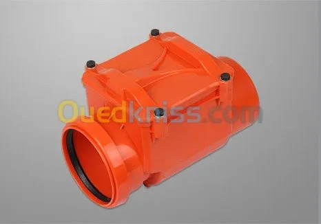 clapet anti-retour PVC d'eau usée 