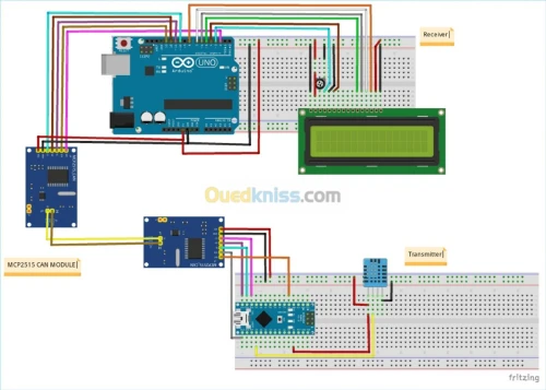 Arduino Module & carte d'extension interface Bus CAN MCP2515