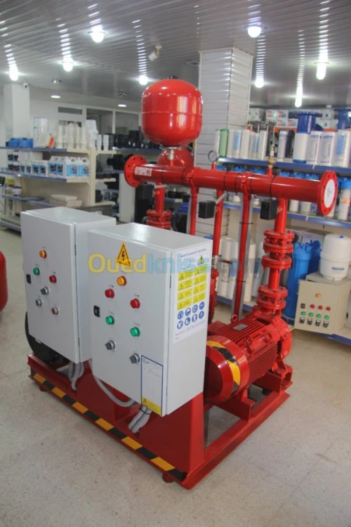 Station Anti-incendie sur SKID - (Station de pompage incendie)