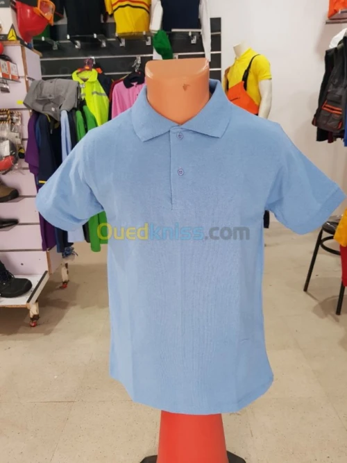 T-shirt polo vierge ou personnalisé