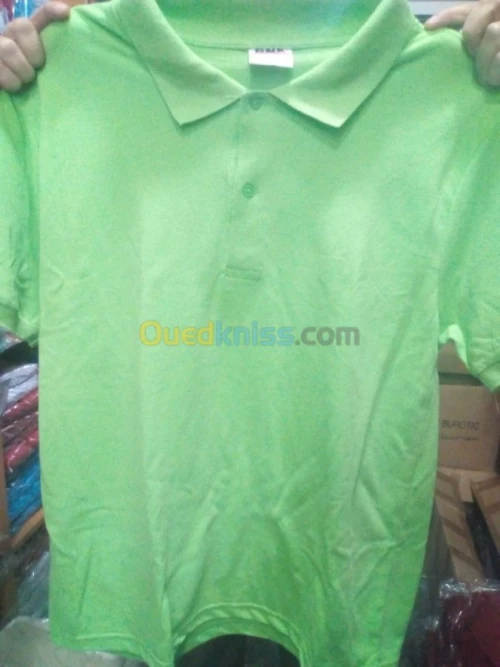 T-shirt polo vierge ou personnalisé