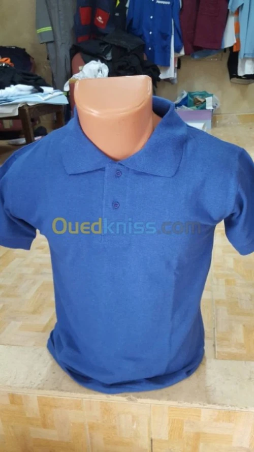 T-shirt polo vierge ou personnalisé