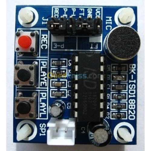 Module d'enregistrement vocale  ISD1820 Arduino