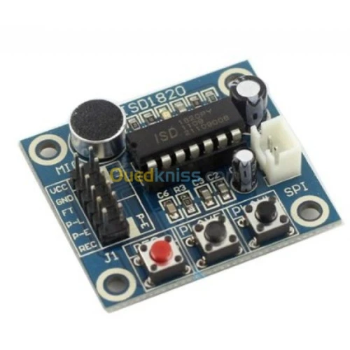 Module d'enregistrement vocale  ISD1820 Arduino