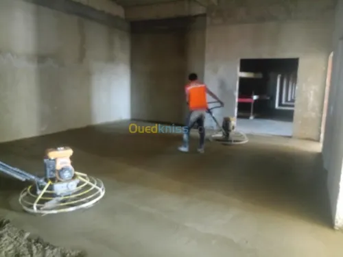 chape industriel forme de pente