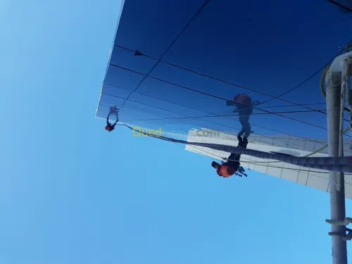 Nettoyage de vitre et allucobond 