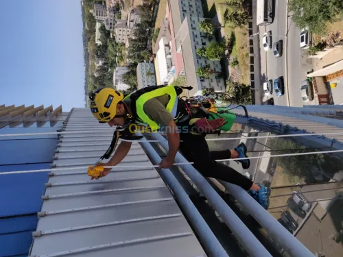 Travaux hauteur (alpiniste, cordiste)