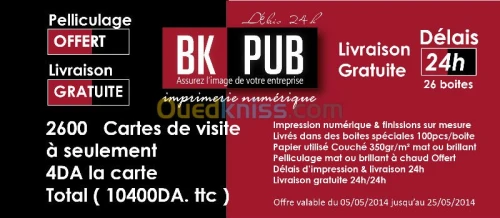 CONCEPTION ET IMPRESSION