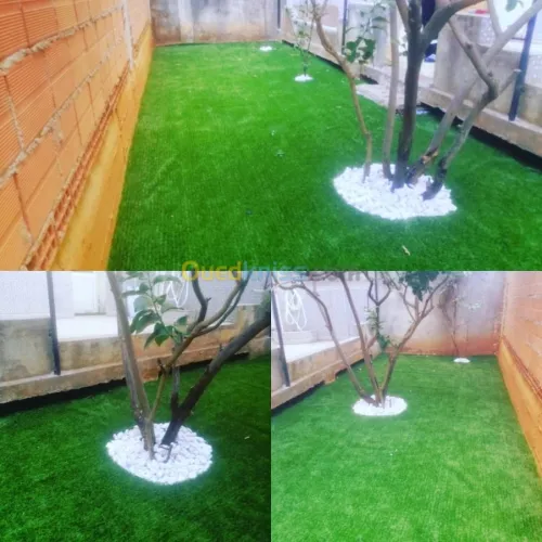 Gazon décoratif et sportif