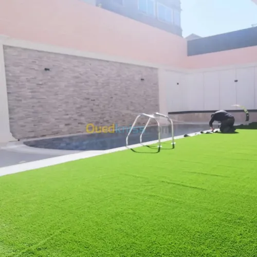 Gazon décoratif et sportif