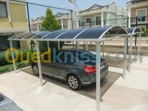 Fabrication d’abris pour voitures 