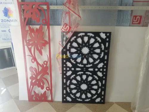 Placo plâtre décoration séparation 