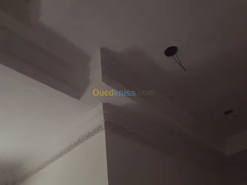 Placo plâtre décoration séparation 