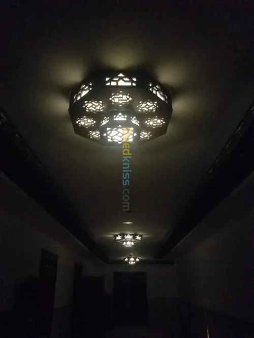 Placo plâtre décoration séparation 