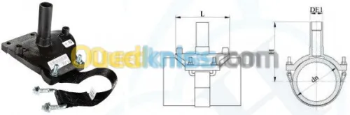 Selle de branchement PEHD électrosoudable (Électrofusion)