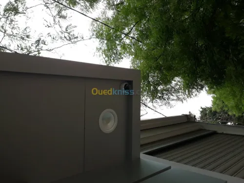 Vent et installation camera