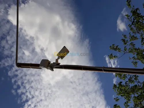 Vent et installation camera