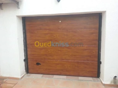 Installation des portes sectionnelles