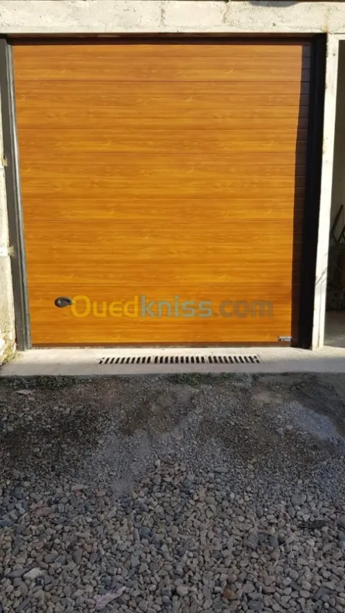 Installation des portes sectionnelles